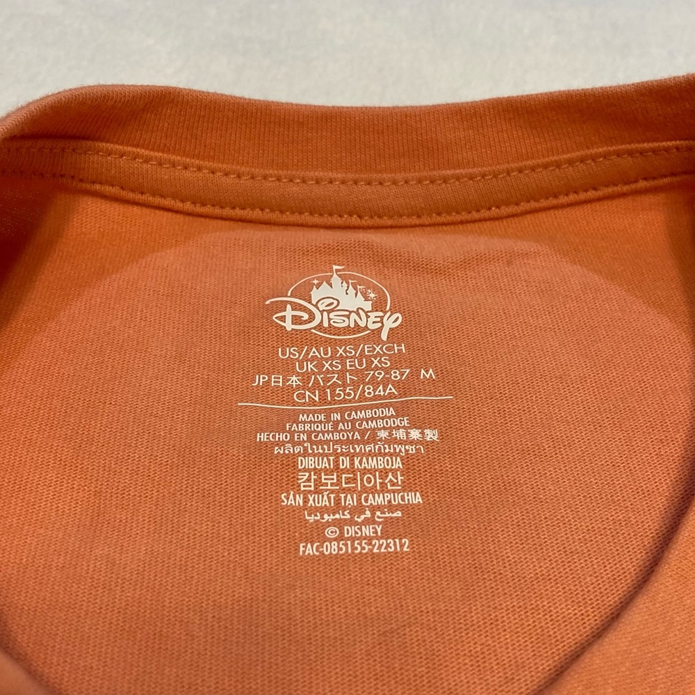 Disney Parks Disneyland Peach Orange Tank Top Women Sizes XS, M, 2X - Picture 4 of 14
